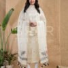 Cotton Unstitched Jamdani Suit Elegant 2-Piece Set