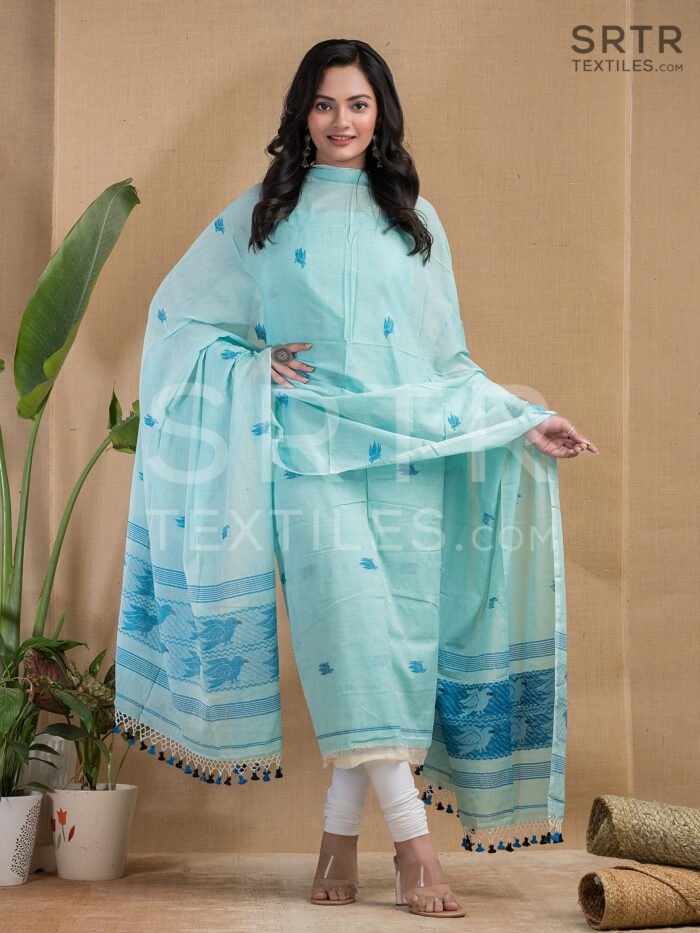 Pure cotton Jamdani Suit – Elegant 2-Piece Set