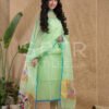 Muslin Unstitched Jamdani Suit – Elegant 2-Piece Set