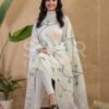 Cotton Unstitched Jamdani Suit Elegant 2-Piece Set