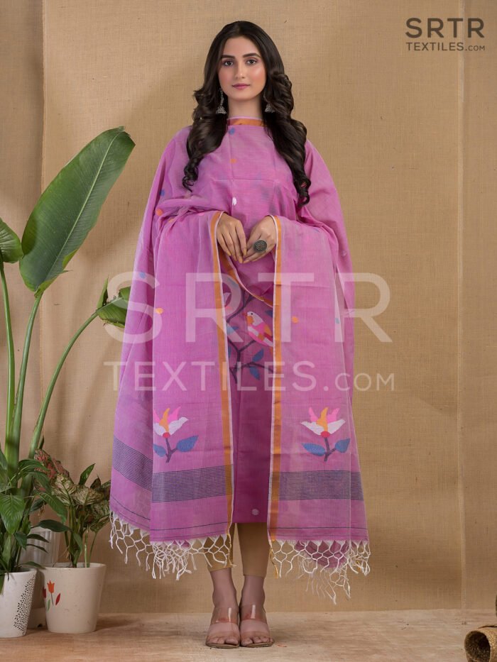 Pure cotton Jamdani Suit – Elegant 2-Piece Set