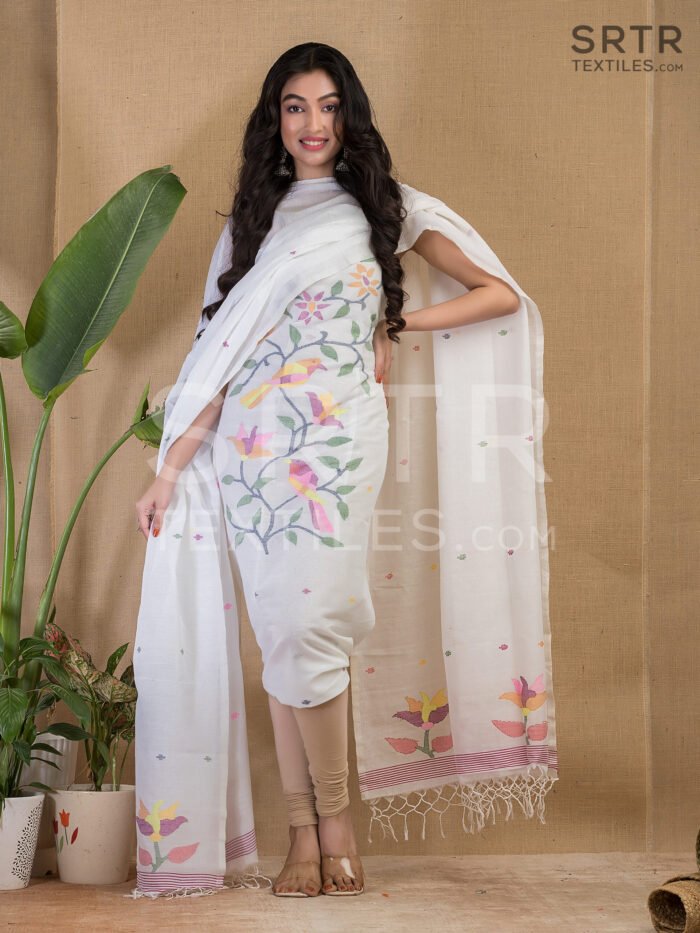 Pure cotton Jamdani Suit – Elegant 2-Piece Set