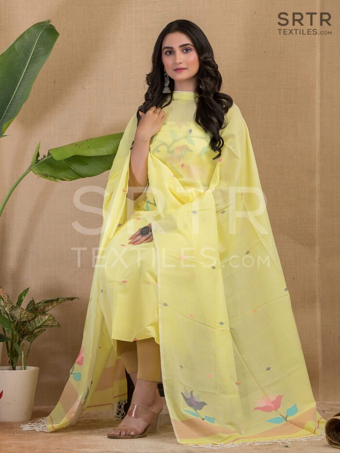 Alternative view of Pure cotton Jamdani Suit – Elegant 2-Piece Set