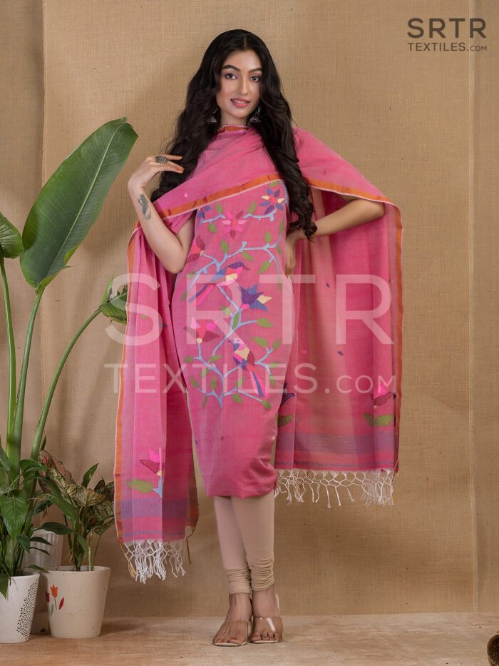 Pure cotton Jamdani Suit – Elegant 2-Piece Set