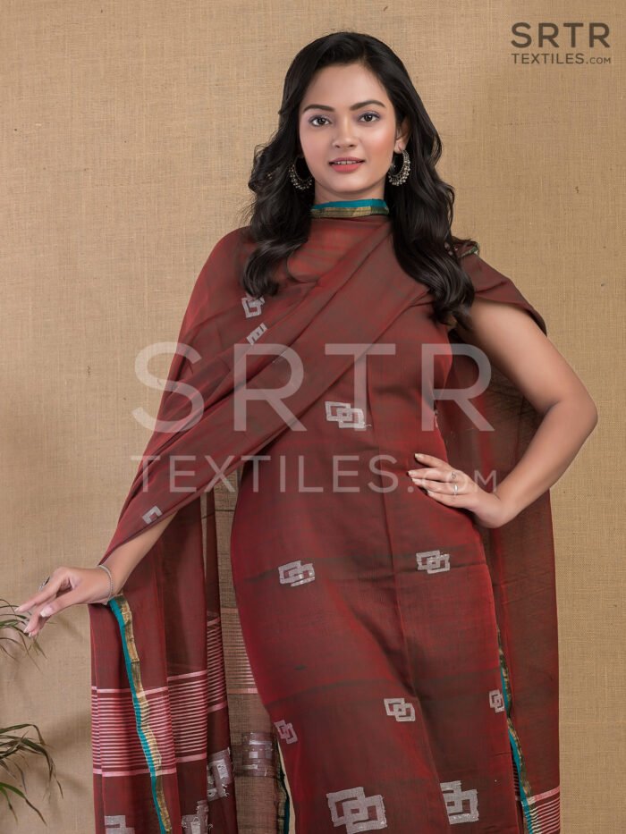 Pure cotton Jamdani Suit – Elegant 2-Piece Set