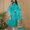 Muslin Unstitched Jamdani Suit – Elegant 2-Piece Set