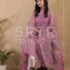 Muslin Unstitched Jamdani Suit – Elegant 2-Piece Set