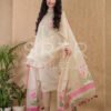 Muslin Unstitched Jamdani Suit – Elegant 2-Piece Set