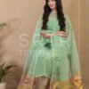 Muslin Unstitched Jamdani Suit – Elegant 2-Piece Set