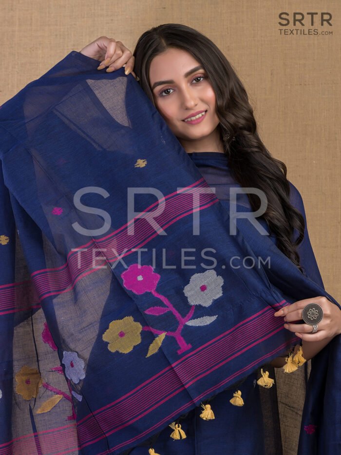 Alternative view of Pure Cotton Jamdani Suit (UNSTITCHED) – Elegant 2-Piece Set