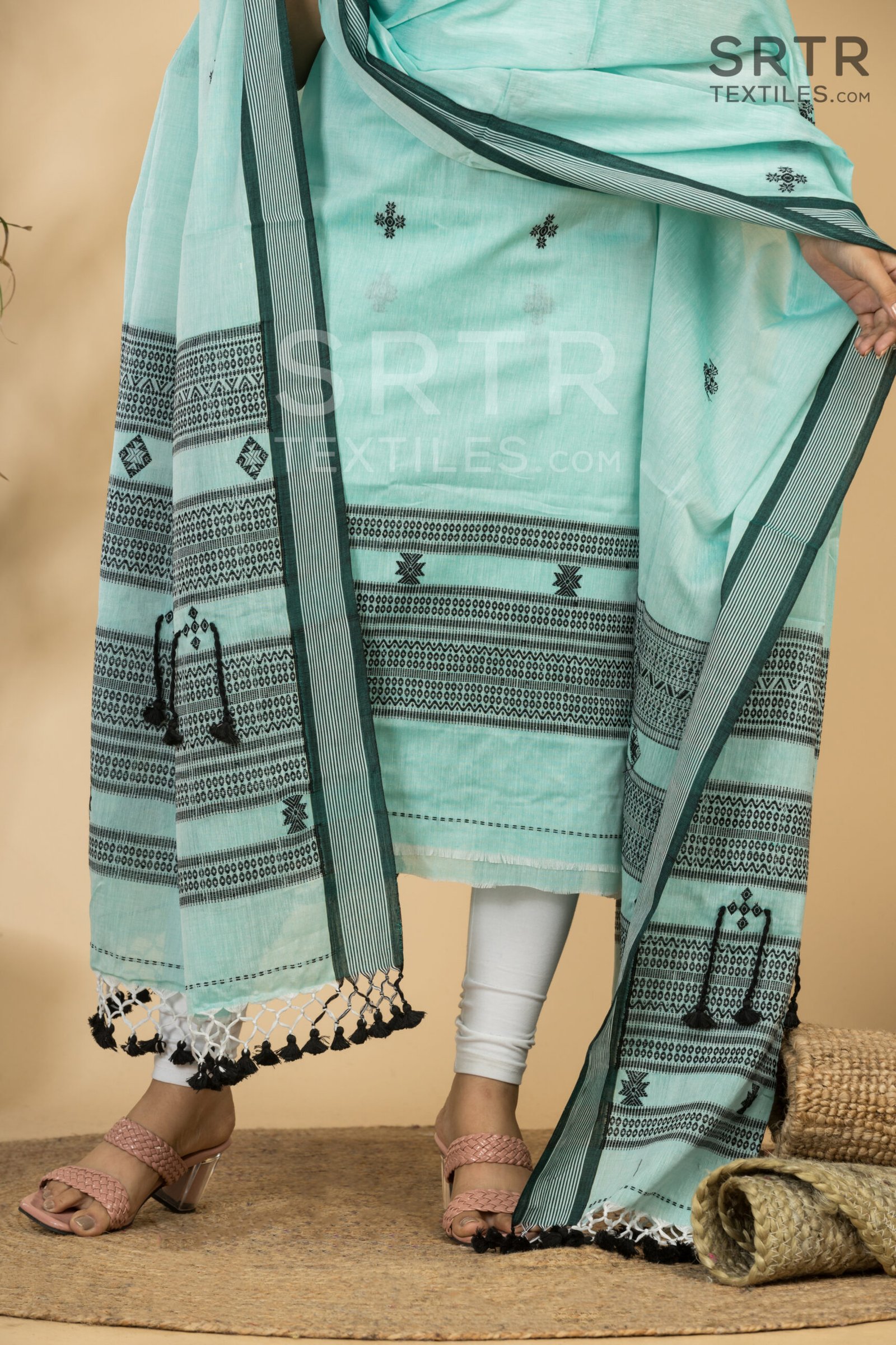 Pure cotton Jamdani Suit – Elegant 2-Piece Set