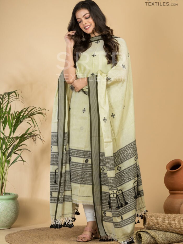 Pure cotton Jamdani Suit – Elegant 2-Piece Set