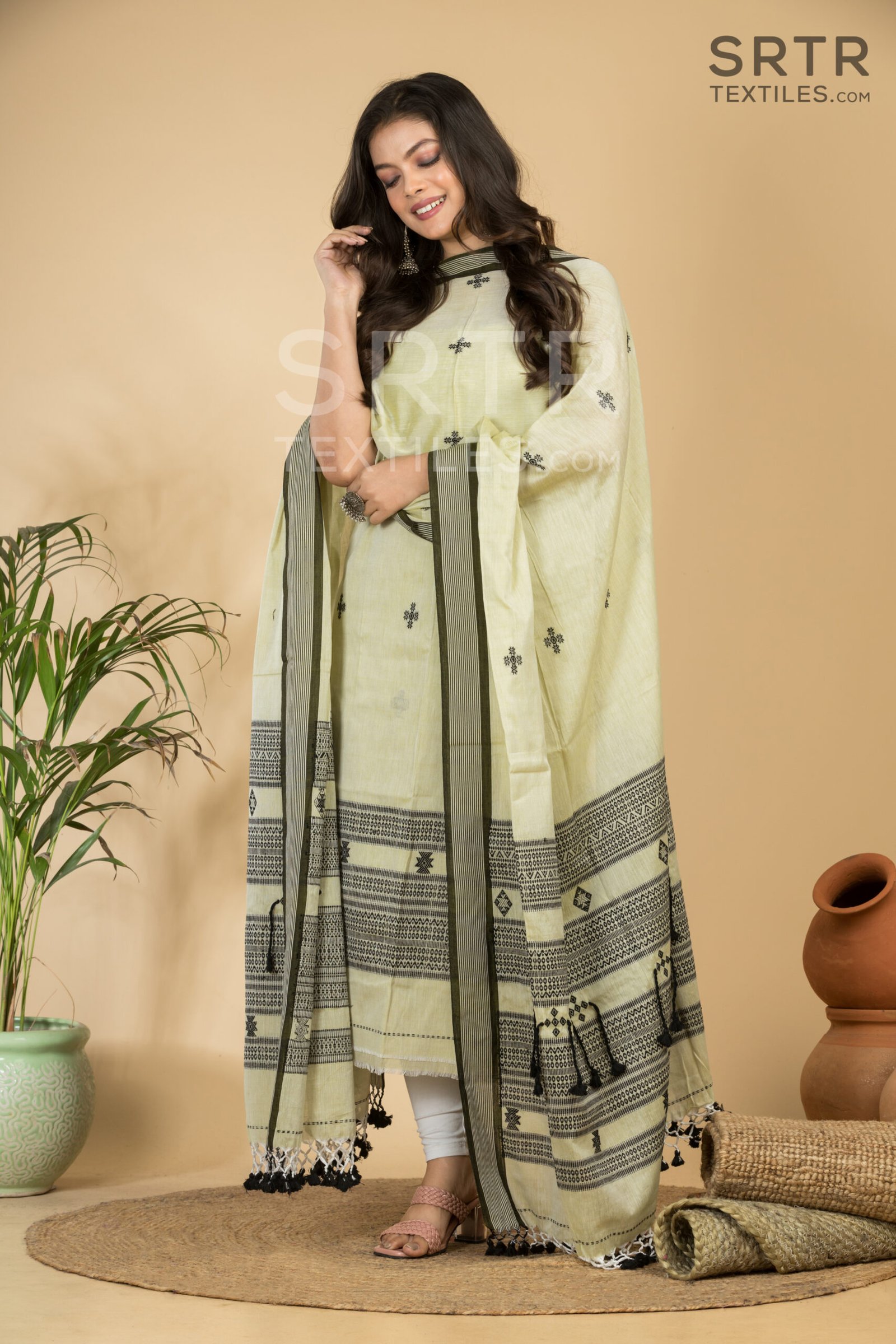 Pure cotton Jamdani Suit – Elegant 2-Piece Set