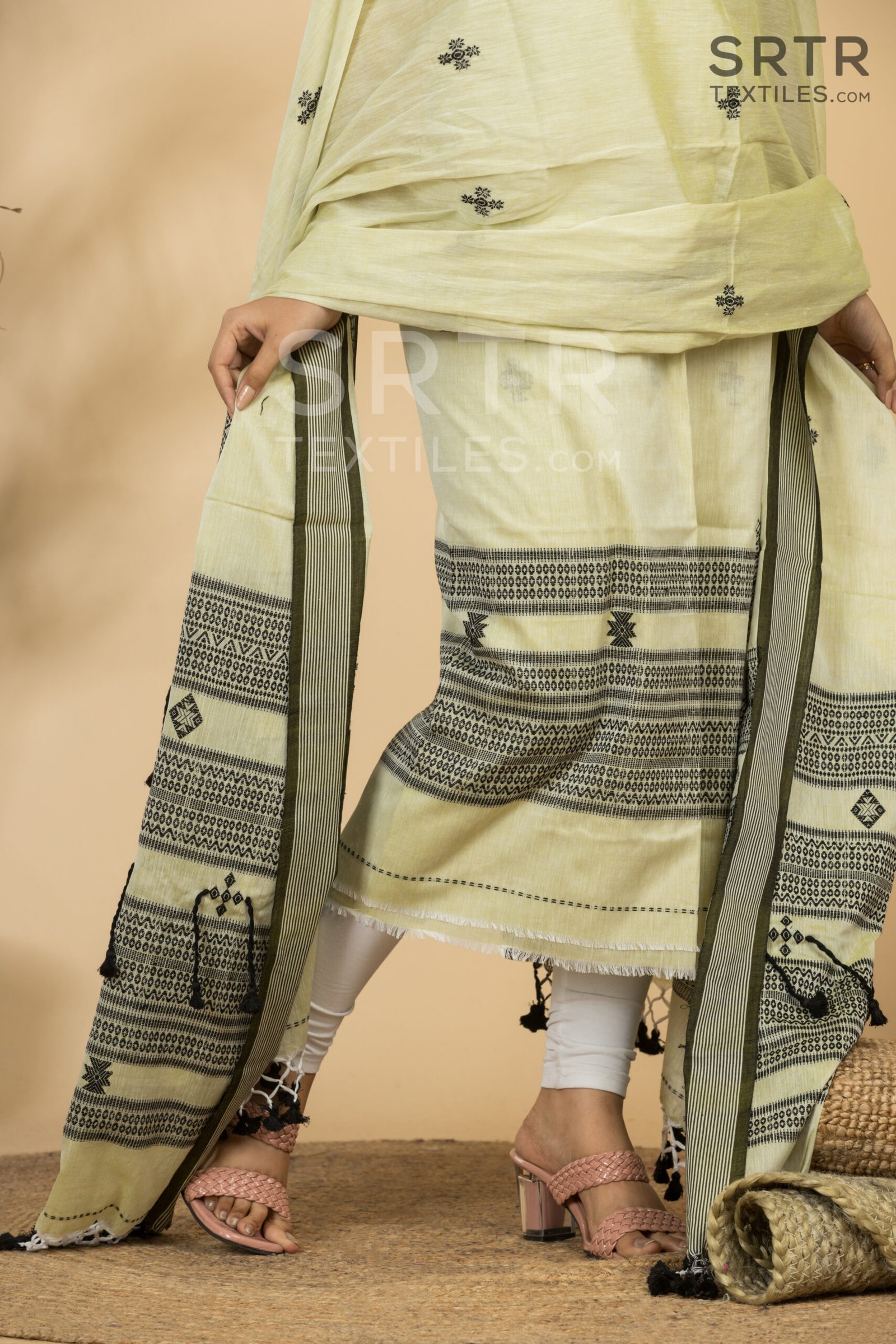 Pure cotton Jamdani Suit – Elegant 2-Piece Set