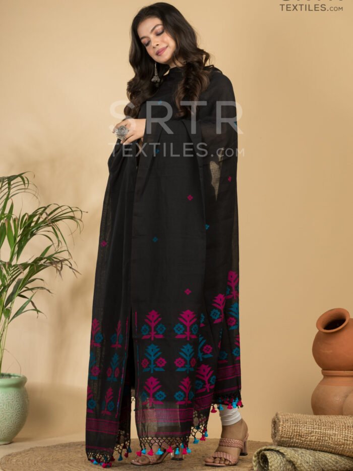 Pure cotton Jamdani Suit – Elegant 2-Piece Set