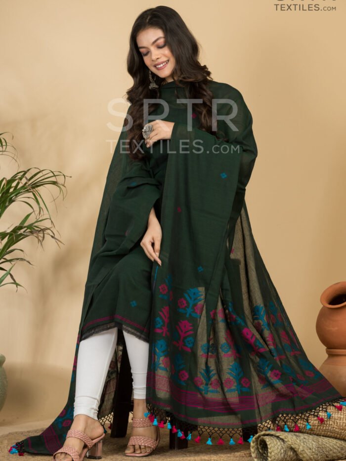 Pure cotton Jamdani Suit – Elegant 2-Piece Set