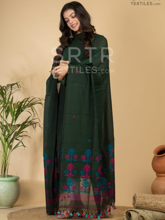 Pure cotton Jamdani Suit – Elegant 2-Piece Set