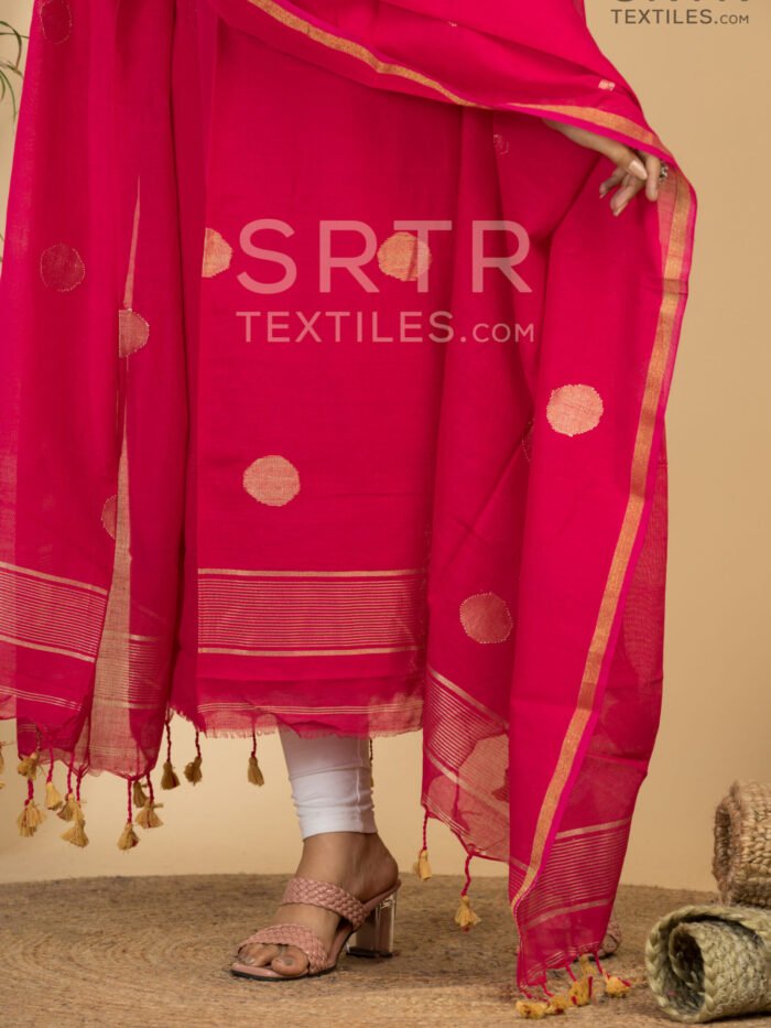 Pure cotton Jamdani Suit – Elegant 2-Piece Set