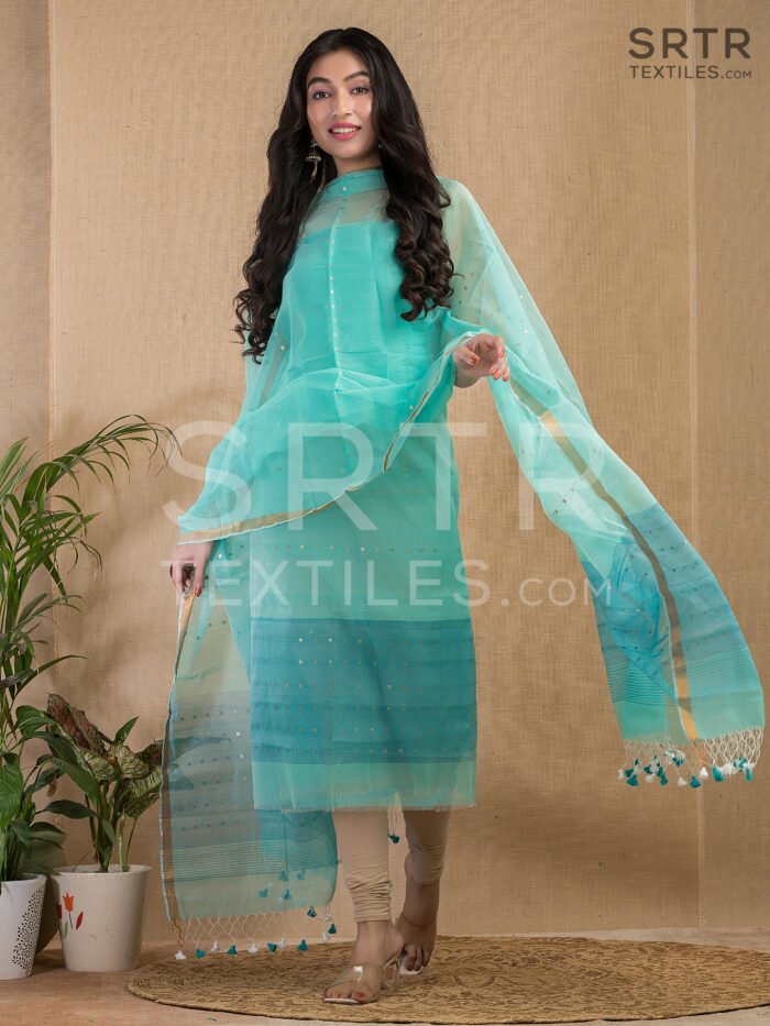 Muslin Sequence Suit (UNSTITCHED) – Elegant 2-Piece Set