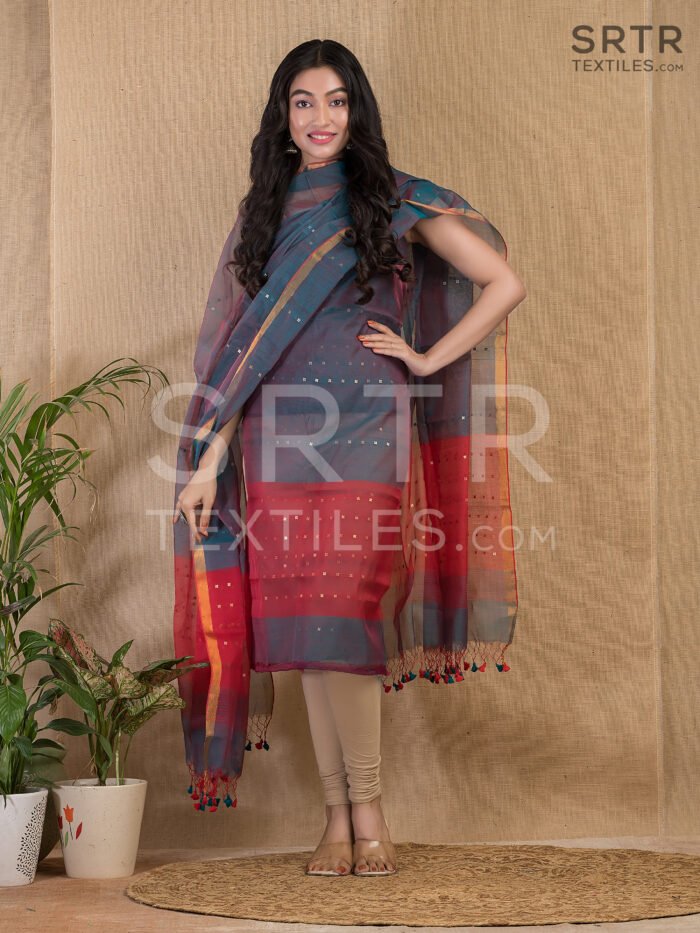 Muslin Sequence Suit (UNSTITCHED) – Elegant 2-Piece Set