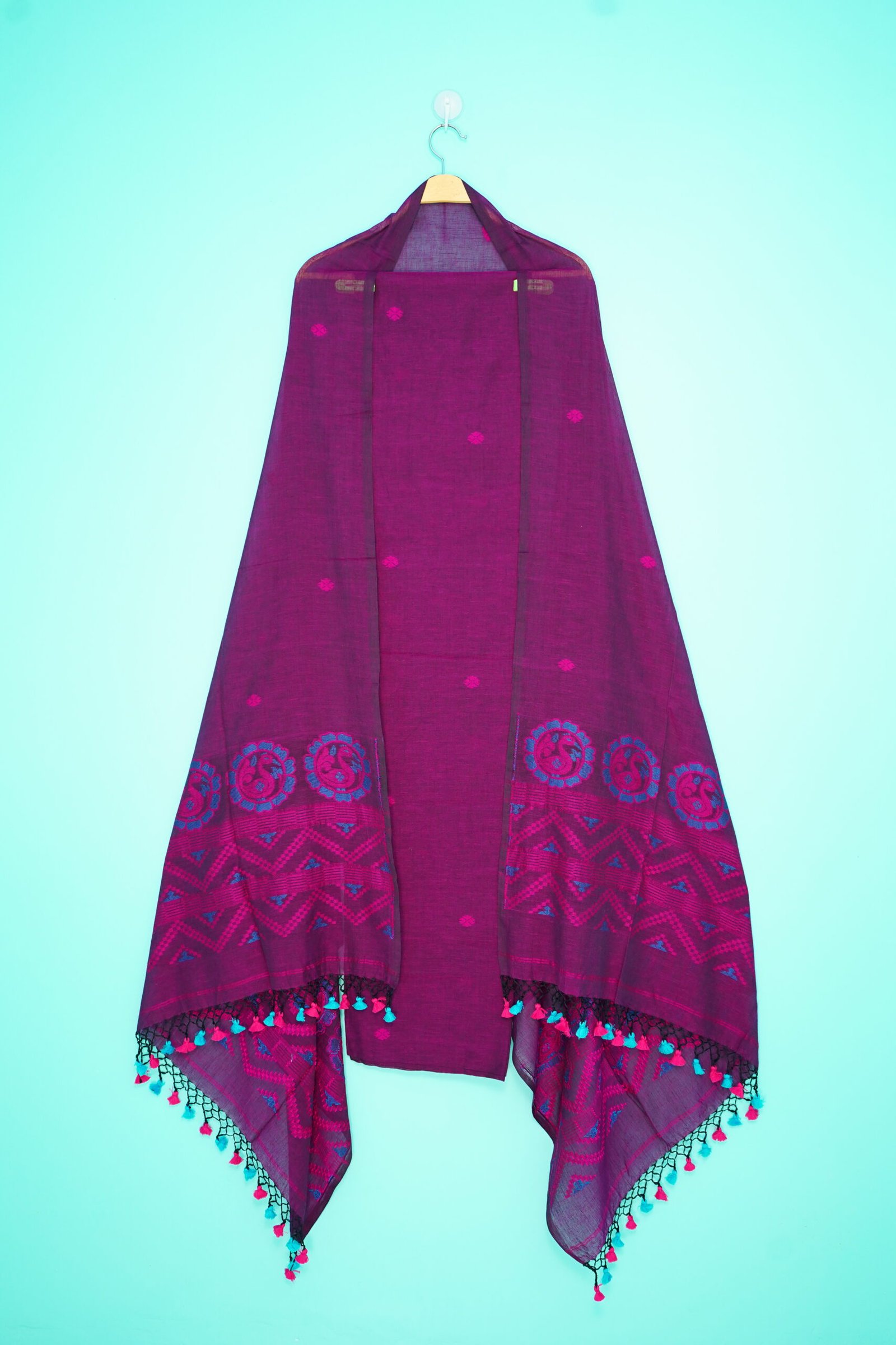 Pure Cotton Jamdani Suit (UNSTITCHED) – Elegant 2-Piece Set