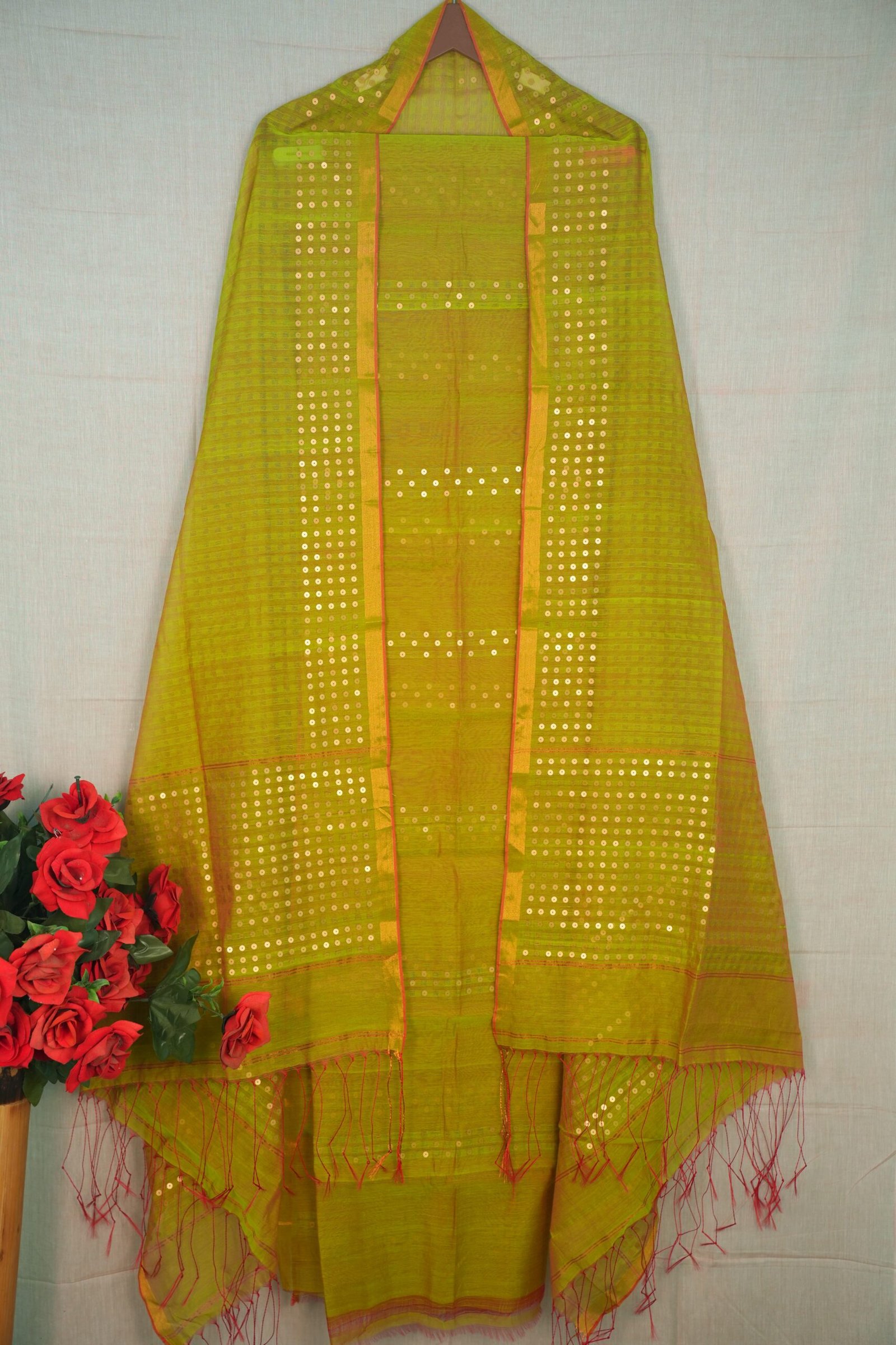 Muslin sequnce Suit (Unstitched) – Elegant 2-Piece Set