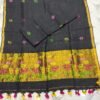Classic Linen Paithani Top & Dupatta Set (Unstitched)