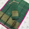 Classic Linen Paithani Top & Dupatta Set