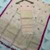 Classic Linen Paithani Top & Dupatta Set