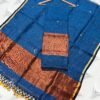 Pure Linen Top & Dupatta Set (2-Piece)