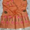 Pure Silk Linen Jamdani Top & Dupatta Set (Unstitched)