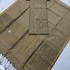 Cotton Silk Check Maheshwari Top & Dupatta Set (Unstitched)
