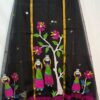 Muslin Handcrafted Folk Art Top & Dupatta Set – Unstitched
