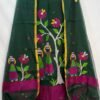 Muslin Handcrafted Folk Art Top & Dupatta Set – Unstitched