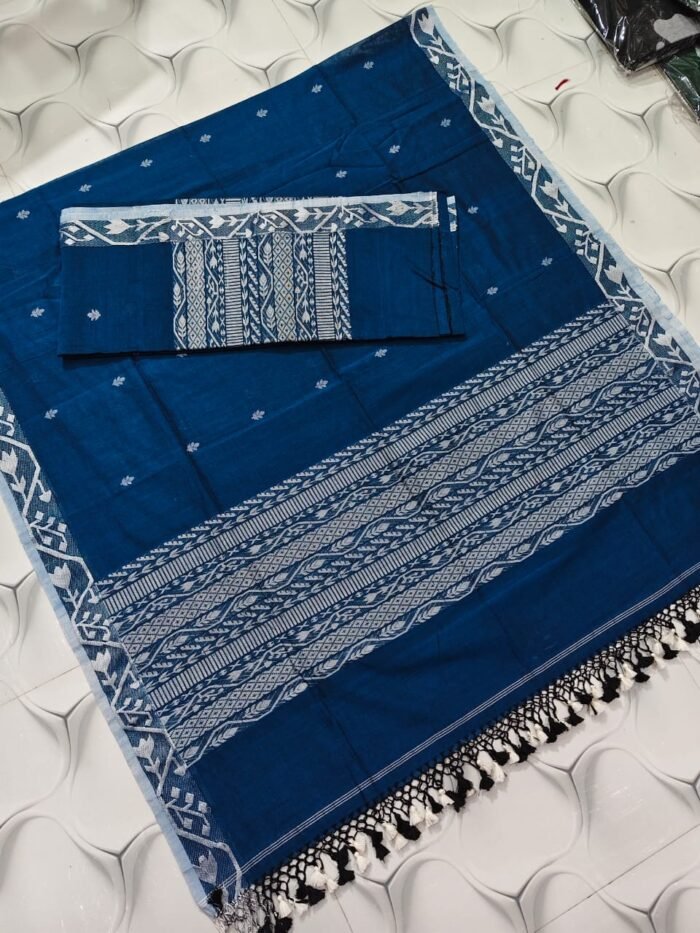 Classic Cotton Weaving Top & Dupatta Set (Unstitched)