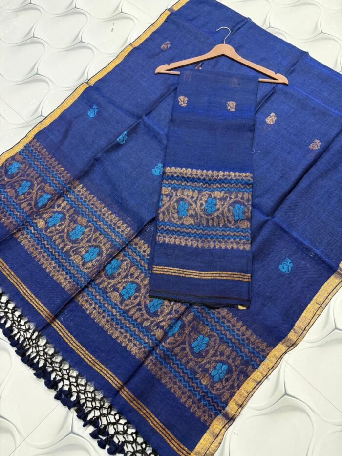 Premium Linen Top & Dupatta Set (Unstitched)