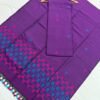 Premium Muslin Unstitched Suite with Geometric Jamdani Butti & Patterned Border