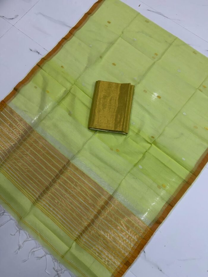 Premium Maheshwari Cotton Silk Unstitched Suite Set