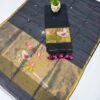 Pure Muslin Unstitched Paithani Suit – Elegant 2-Piece Set